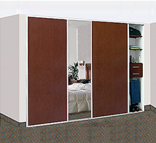 Frente de placards integral